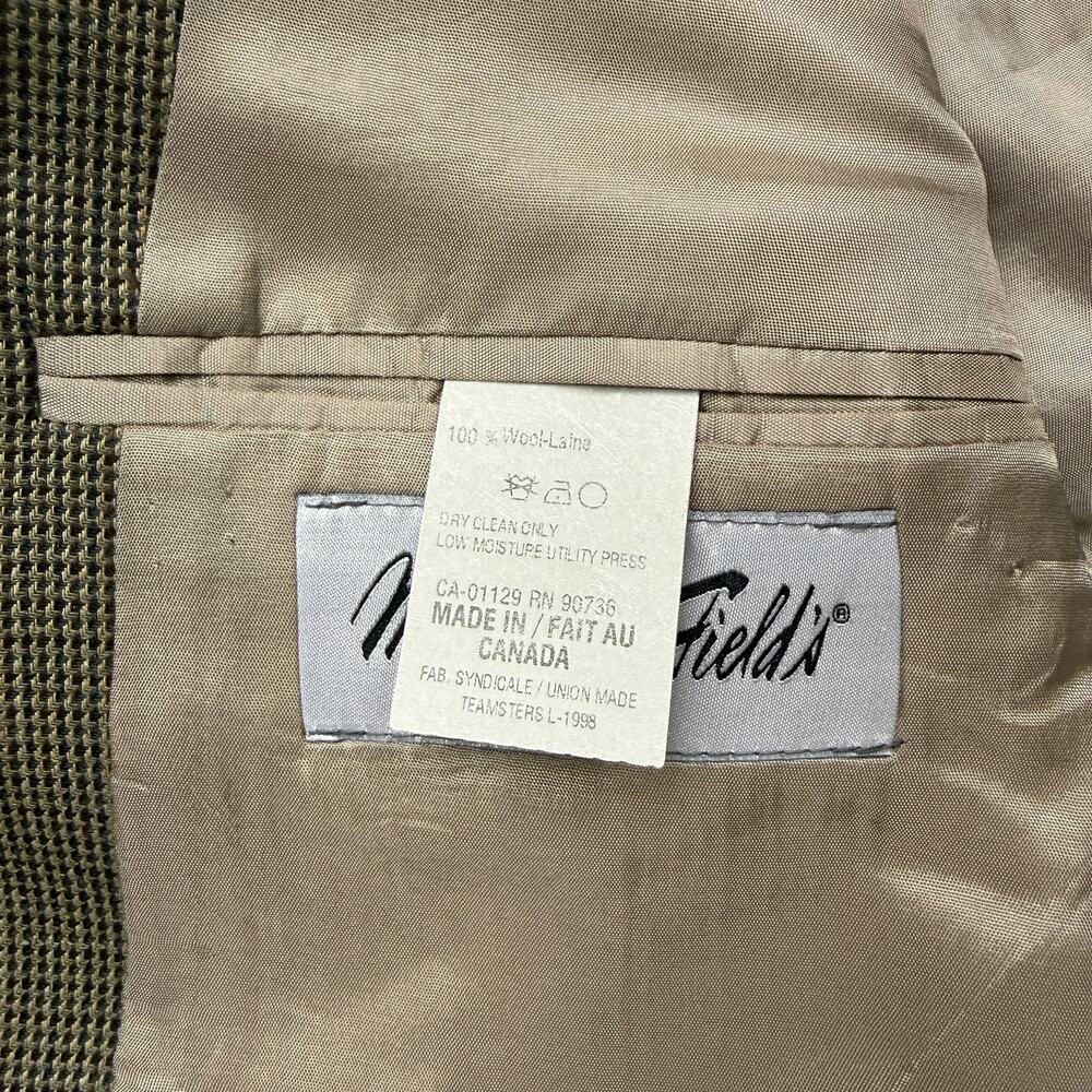 Vintage Lauren Ralph Lauren Wool Houndstooth Jacket Size 44R, Brown/Black, EUC - Picture 6 of 7